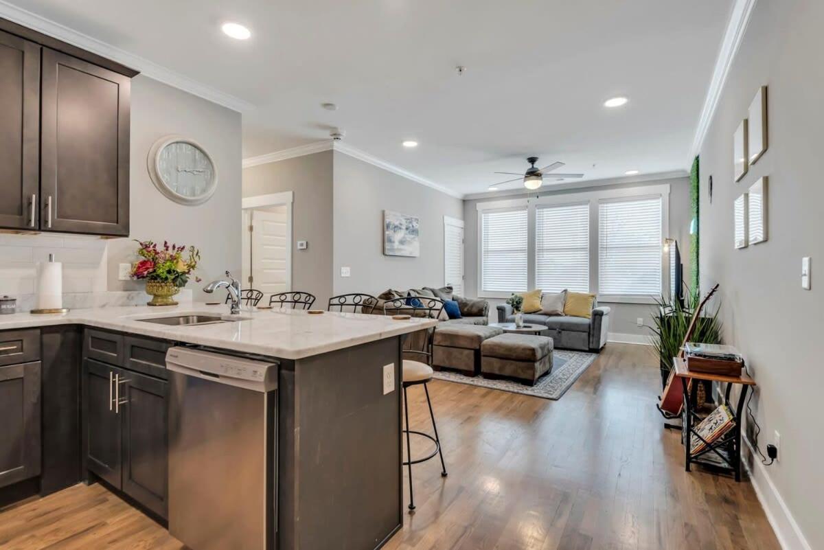 Modern Nations Condo - Walkable - 5 Mi Downtown Нэшвилл Экстерьер фото